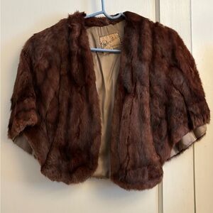 Dexter’s Furriers Brown Fur Stole